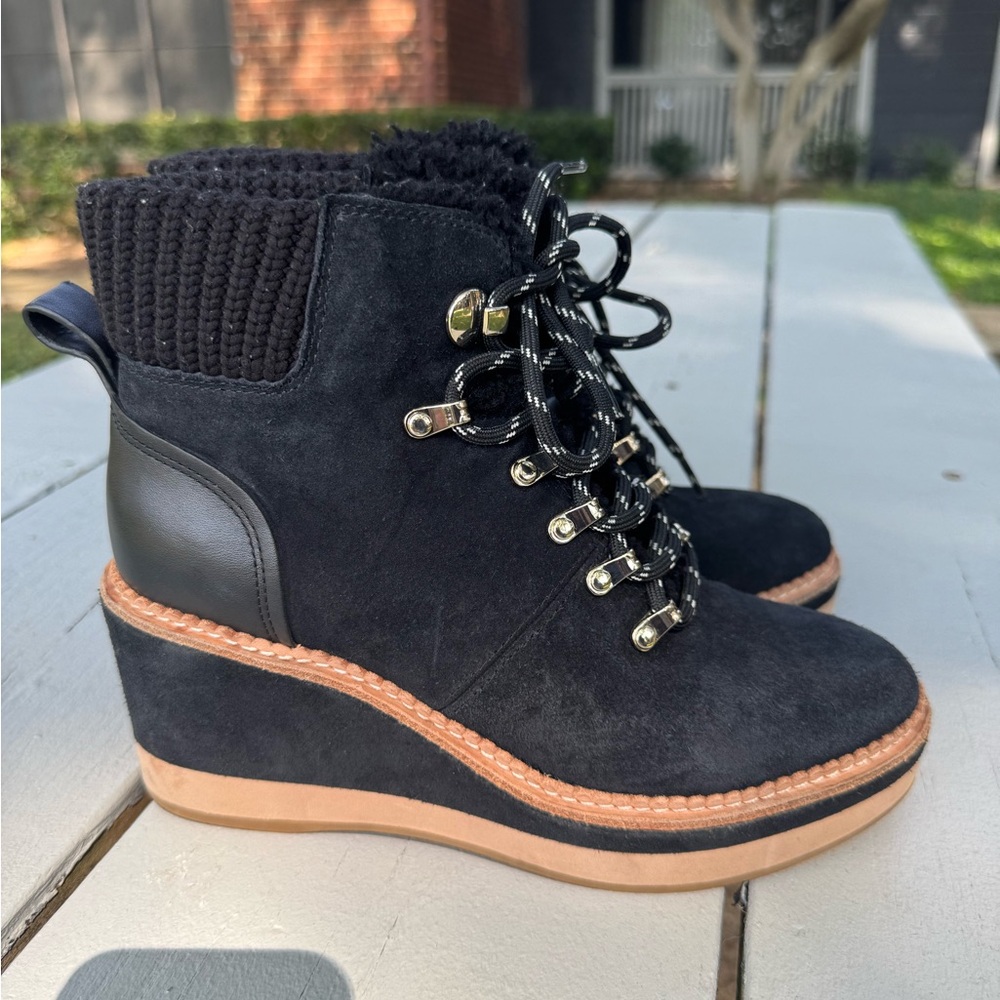 Kate Spade Willow Genuine Shearling Wedge Bootie 
S/ 7.5 - Picture 8 of 17